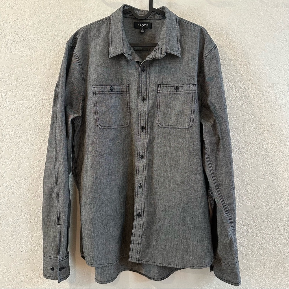 Proof Men’s Button-Down Shirt – Size Large